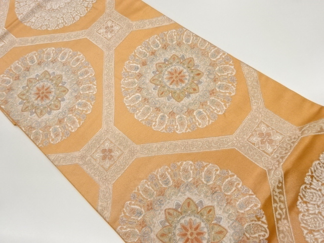 蜀江華文模様織出し袋帯